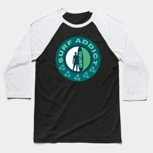Surfing Addict Baseball T-Shirt